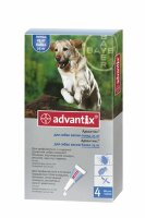 Капли от иксодовых клещей и др. насекомых Bayer Адвантикс 400 С для собак свыше 25 кг (4 пипетки х 4 мл)