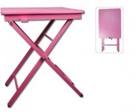 Стол для груминга X-Shape 306-P 60*45*(73/82) см 2 уровня высоты пластиковая столешница розовый
