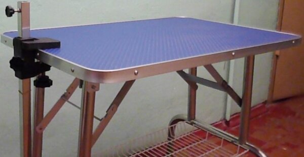 Стол для груминга складной 90*60*76 (М) LT-1102 синий