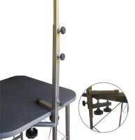 Держатель для грум стола Г-образный 75 см, сварной усиленный крепеж высотой 40 см